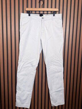 Today Is Beautiful By Ron Herman Chino Pants 34 x 34 Men’s White Gray Flat Front